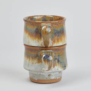 Pair of Stacking Mugs by Stone Soldier Pottery  Image: Photo credit: Alexis Oltmer