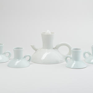 Tea Set with Four Cups by Harris Deller