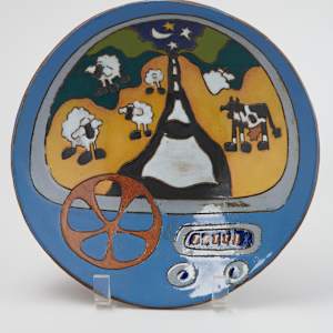 Dashboard Scene Bowl by Judy Miller