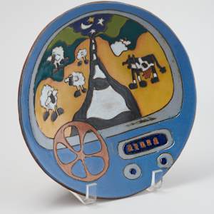 Dashboard Scene Bowl by Judy Miller  Image: Photo credit: Alexis Oltmer