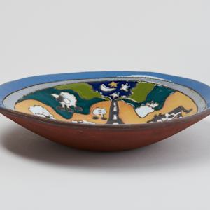 Dashboard Scene Bowl by Judy Miller  Image: Photo credit: Alexis Oltmer
