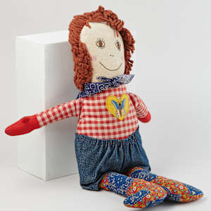 Raggedy Andy Style Doll by Ginny Mangan  Image: Photo credit: Alexis Oltmer