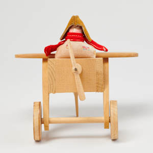Wooden Airplane by George Landino  Image: Photo credit: Alexis Oltmer