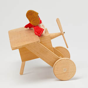 Wooden Airplane by George Landino  Image: Photo credit: Alexis Oltmer