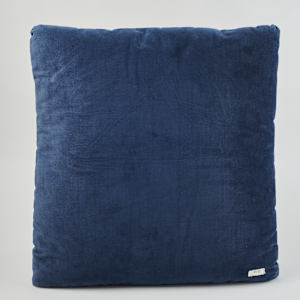 Blue Framed Pillow by Cynthia Winika  Image: Photo credit: Alexis Oltmer