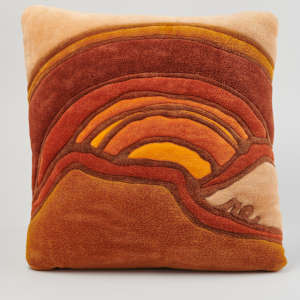 Dye-Painted Pillow by Rebecca Edwards
