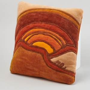 Dye-Painted Pillow by Rebecca Edwards  Image: Photo credit: Alexis Oltmer
