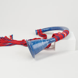 Porcelain Horn with Strap by Sande Deitch  Image: Photo credit: Alexis Oltmer