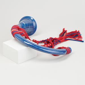 Porcelain Horn with Strap by Sande Deitch  Image: Photo credit: Alexis Oltmer