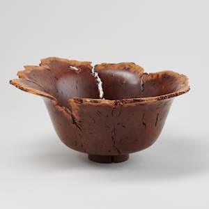 Burl Wood Bowl by Hap Sakwa  Image: Photo credit: Alexis Oltmer