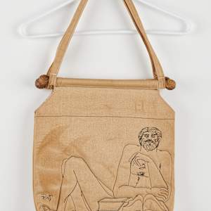 Purse with Man by Geoff and Linda Post