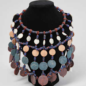 Shoulder necklace by Mimi Okino