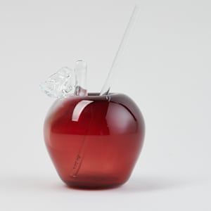 Red Apple Cider Cup with Straw by Brian Lonsway  Image: Photo credit: Alexis Oltmer