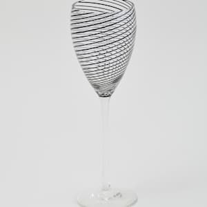 Black Stripe Goblet by Steven Maslach
