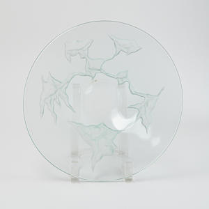 Clear Glass Plate by Robert Deeble