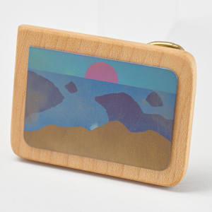 Sunrise Landscape Belt Buckle by Electrum  Image: Photo credit: Alexis Oltmer