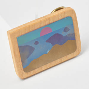 Sunrise Landscape Belt Buckle by Electrum  Image: Photo credit: Alexis Oltmer