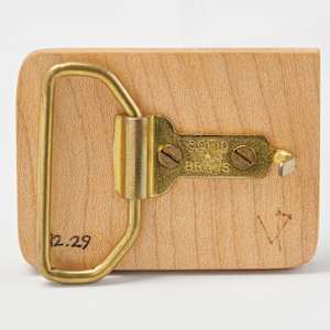 Sunrise Landscape Belt Buckle by Electrum  Image: Photo credit: Alexis Oltmer