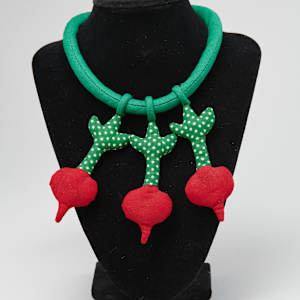 Radish Necklace by Maribeth Neil