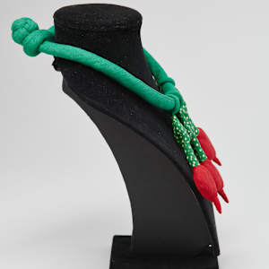 Radish Necklace by Maribeth Neil  Image: Photo credit: Alexis Oltmer