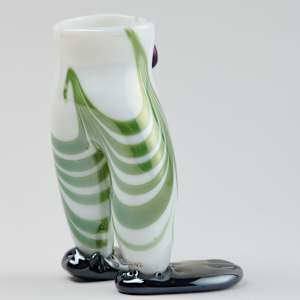 Clown Leg Vase by Larry LiVolsi  Image: Photo credit: Alexis Oltmer