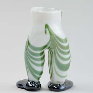 Clown Leg Vase by Larry LiVolsi  Image: Photo credit: Alexis Oltmer
