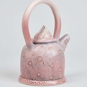 Pink Teapot with Lid by Gail Kendall  Image: Photo credit: Alexis Oltmer