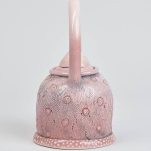 Pink Teapot with Lid by Gail Kendall  Image: Photo credit: Alexis Oltmer
