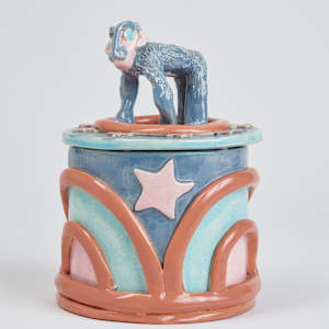 Covered Container with Lid by Jan Mrozinski Crooker  Image: Photo credit: Alexis Oltmer