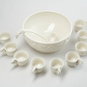 Punch Bowl Set by Patricia Probst Gilman  Image: Photo credit: Alexis Oltmer