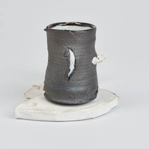 Spike Cup and Saucer by George Sacco  Image: Photo credit: Alexis Oltmer
