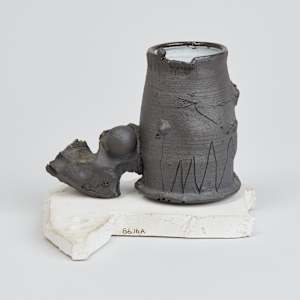 Black Cup with White Saucer by George Sacco  Image: Photo credit: Alexis Oltmer