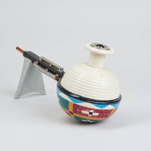 Echo Park Teapot by Peter Shire  Image: Photo credit: Alexis Oltmer