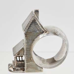 Sterling House Napkin Ring by Mary Ann Spavins  Image: Photo credit: Alexis Oltmer
