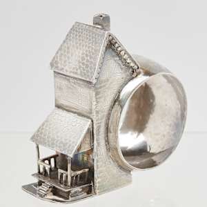 Sterling House Napkin Ring by Mary Ann Spavins  Image: Photo credit: Alexis Oltmer
