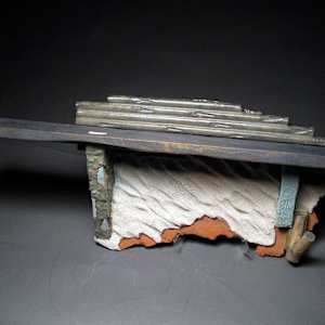 Tea Set with Wall Rack by Michael Lamar 