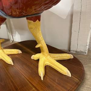 Joseph Cotler - Hand-Carved Basswood Rooster by Joseph Cotler 