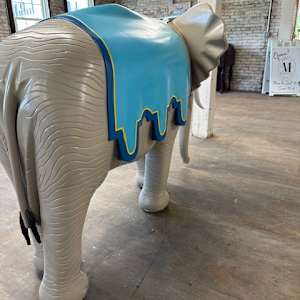 Joseph Cotler - Hand-Carved Basswood Elephant by Joseph Cotler, Image 7.