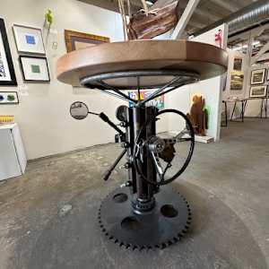 "Gear Head" Large Cocktail Table by Rob Seltzer, Image 3.