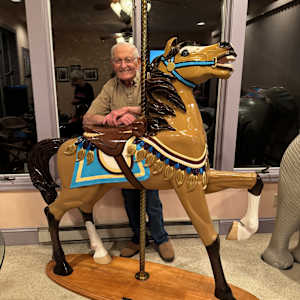 Joseph Cotler - Hand-Carved Basswood Circus Horse by Joseph Cotler, Image 14.