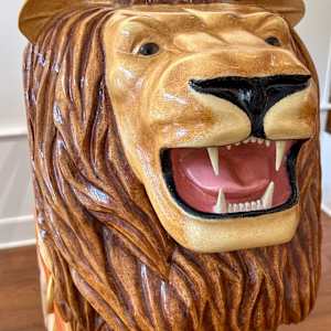 Joseph Cotler - Hand-Carved Basswood Lion by Joseph Cotler, Image 10.