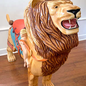Joseph Cotler - Hand-Carved Basswood Lion by Joseph Cotler, Image 9.