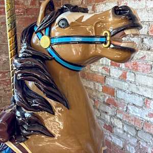 Joseph Cotler - Hand-Carved Basswood Circus Horse by Joseph Cotler, Image 19.