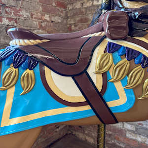 Joseph Cotler - Hand-Carved Basswood Circus Horse by Joseph Cotler, Image 15.