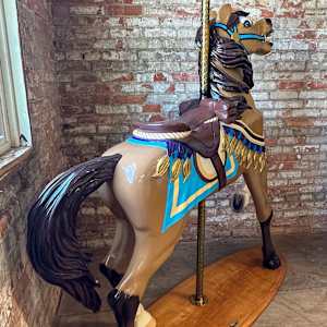 Joseph Cotler - Hand-Carved Basswood Circus Horse by Joseph Cotler, Image 17.