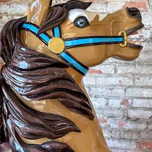 Joseph Cotler - Hand-Carved Basswood Circus Horse by Joseph Cotler, Image 16.