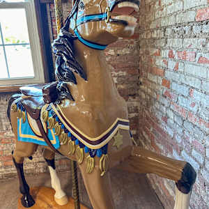 Joseph Cotler - Hand-Carved Basswood Circus Horse by Joseph Cotler, Image 20.