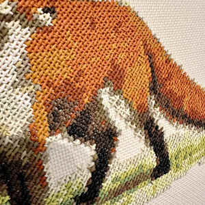 "Cross-Stitch" Fox by Joseph Barbaccia 