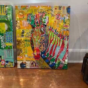 Zebra Recycled "HOPE" by Erdman (Oerdy) Hummel