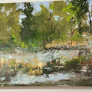 Tree Line Marsh by Nancy Fine